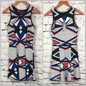 Sequin Hearts Stained Glass Tank Skate Dress, Size Small